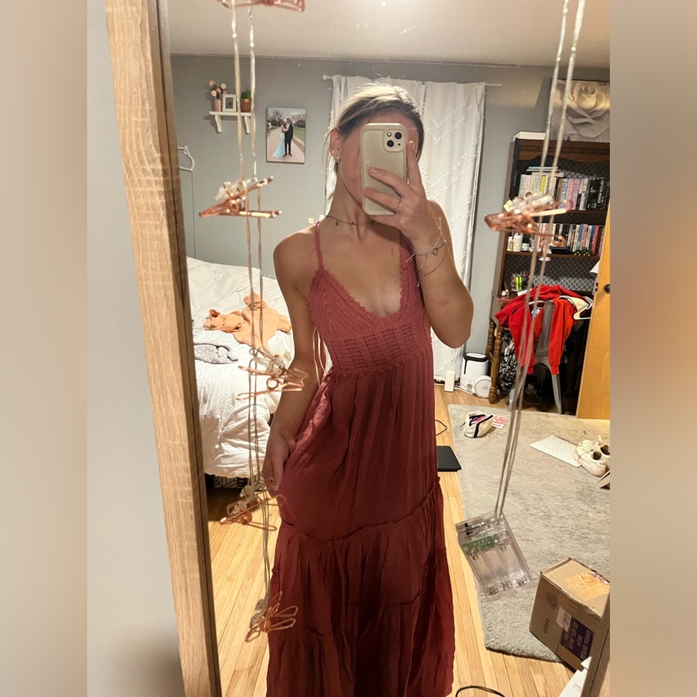 Mustard Seed maxi dress size small